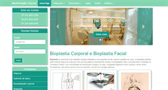 Desktop Screenshot of biomodulacaocorporal.com.br